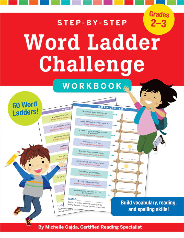 Step - by - Step Word Ladder Challenge Workbook (Grade 2 - 3)