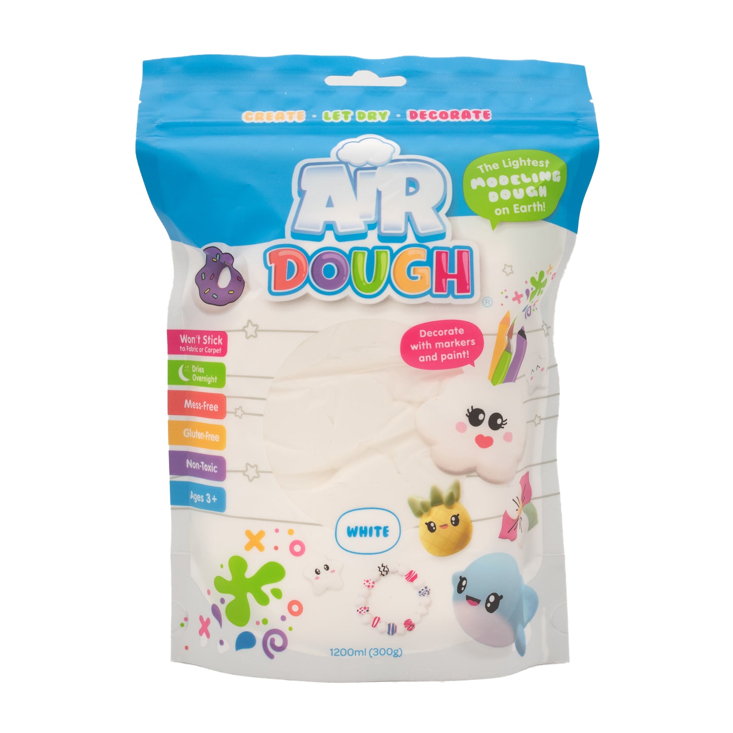 Air Dough - Resealable Bag - White Dough