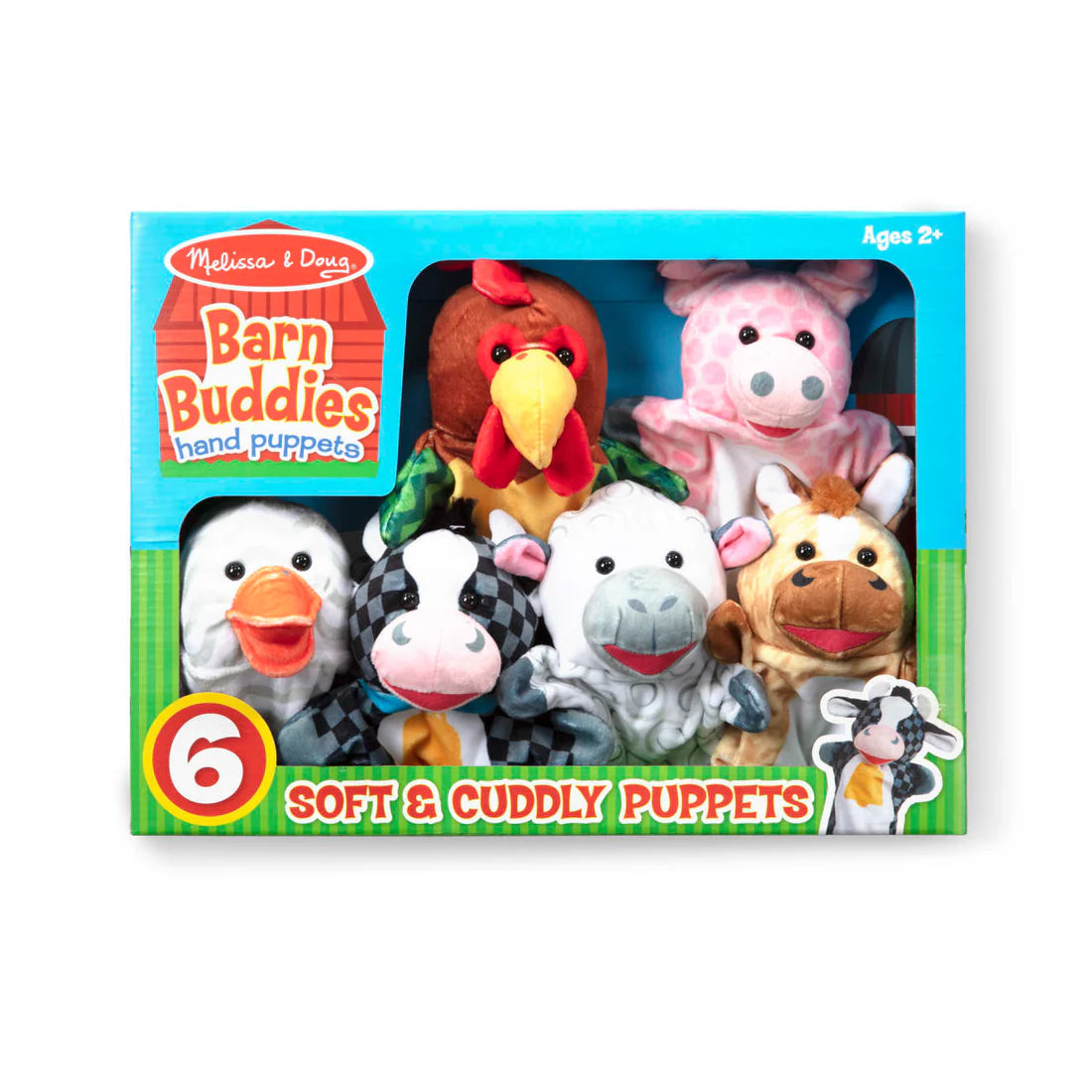 Barn Buddies Hand Puppets 6 Pc
