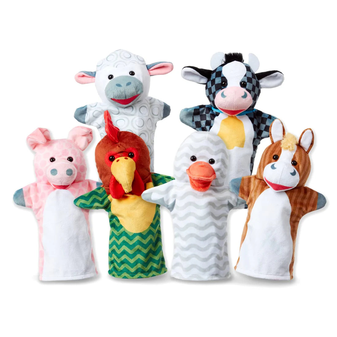 Barn Buddies Hand Puppets 6 Pc