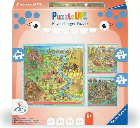 Puzzle Up History 100, 121 and 144 Pieces