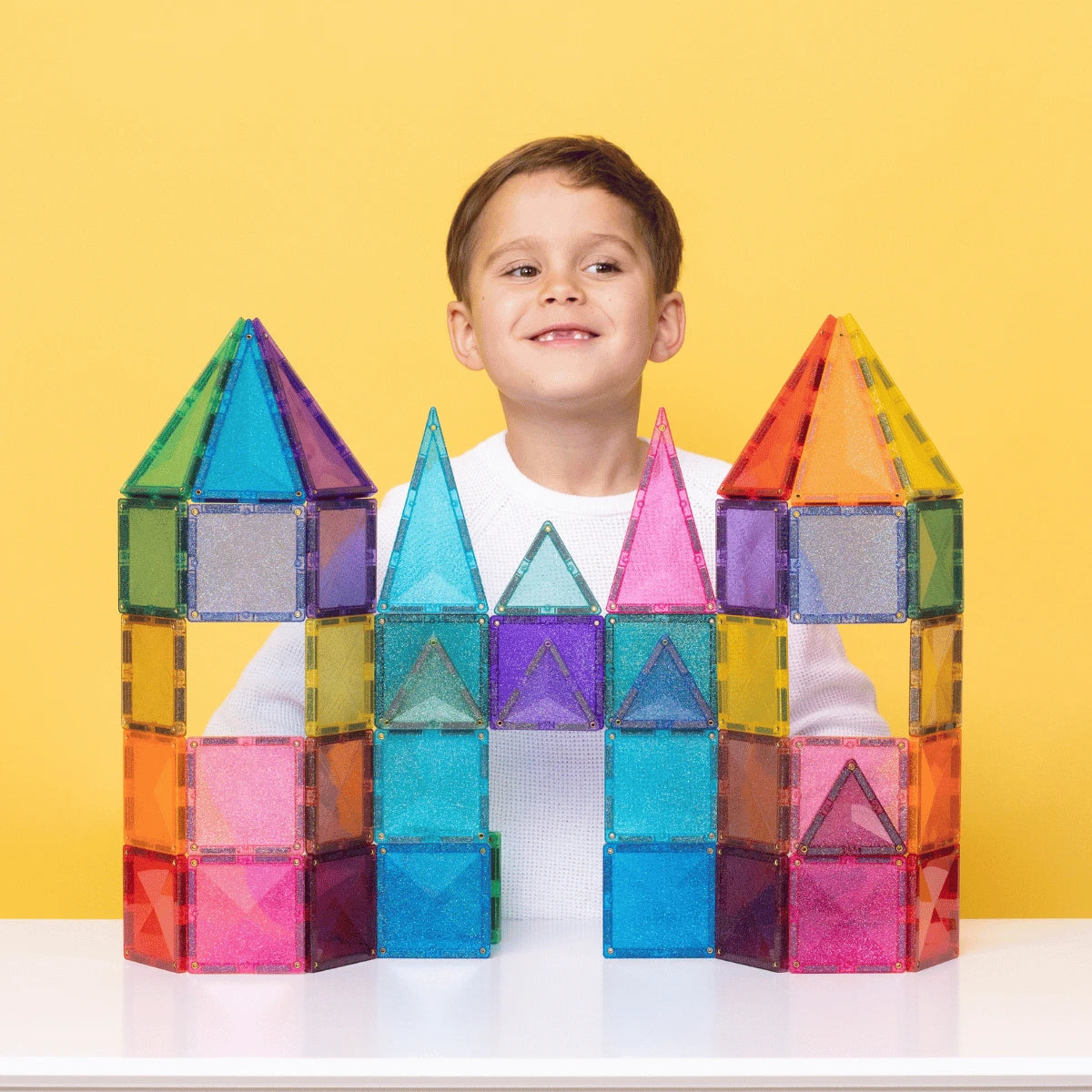 Connetix Magnetic Tiles Glitter Castle Pack 48 pc