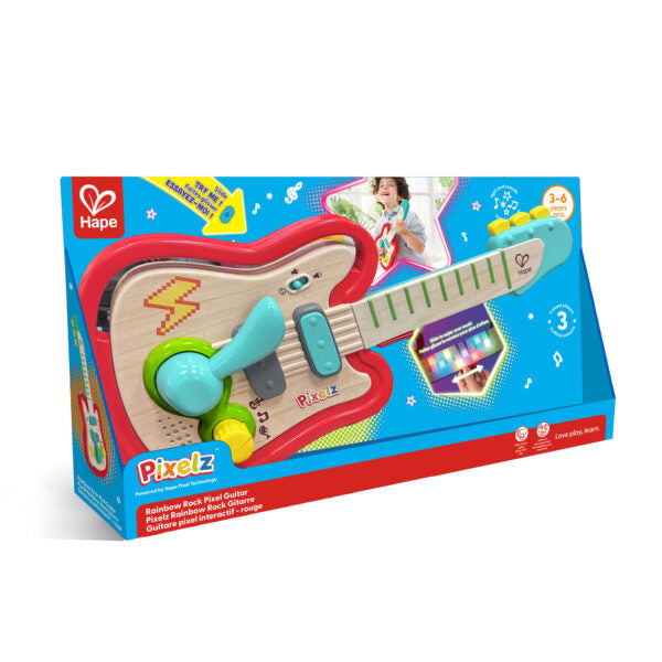 Rainbow Rock Guitar Pixelz