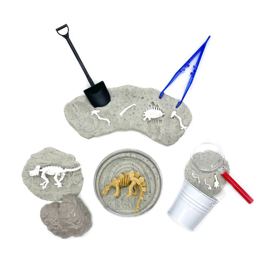 Dinosaur Fossil Dig Play Dough Kit