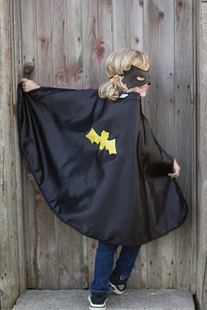 Reversible Spider/Bat Cape & Mask Size 4-6