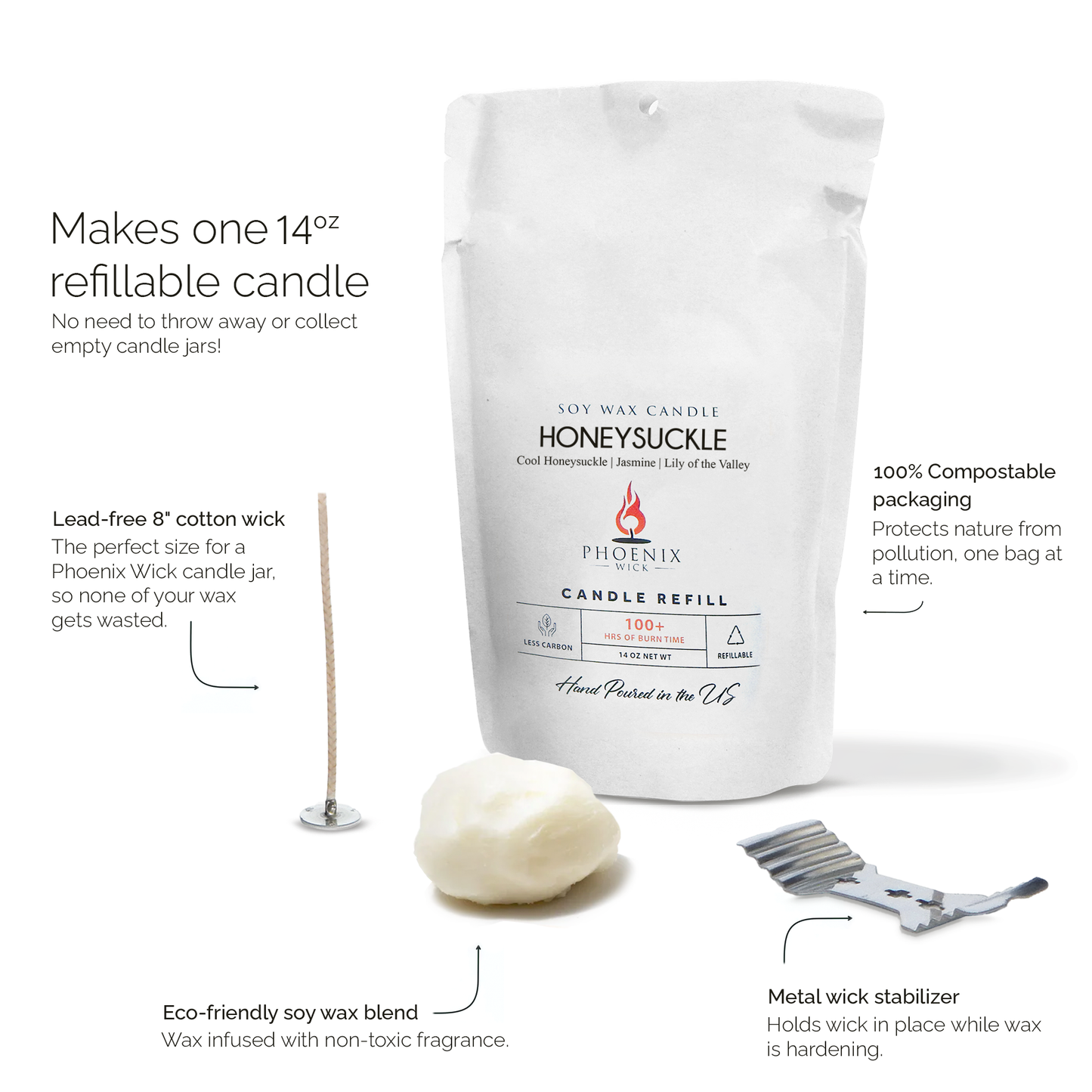 Honeysuckle - Candle-Making Kit