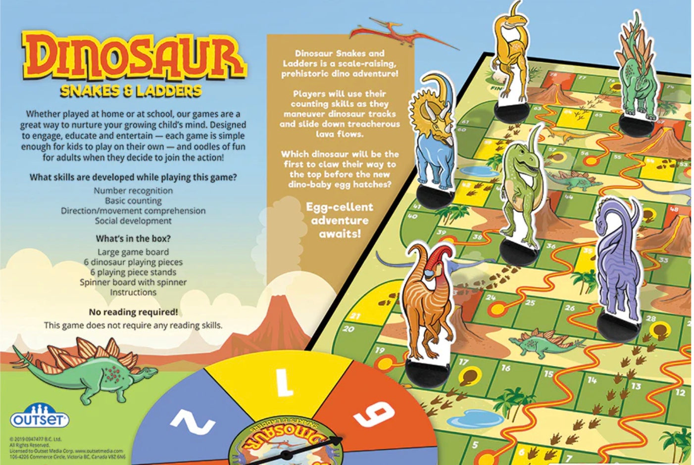 Dinosaur Snakes and Ladders