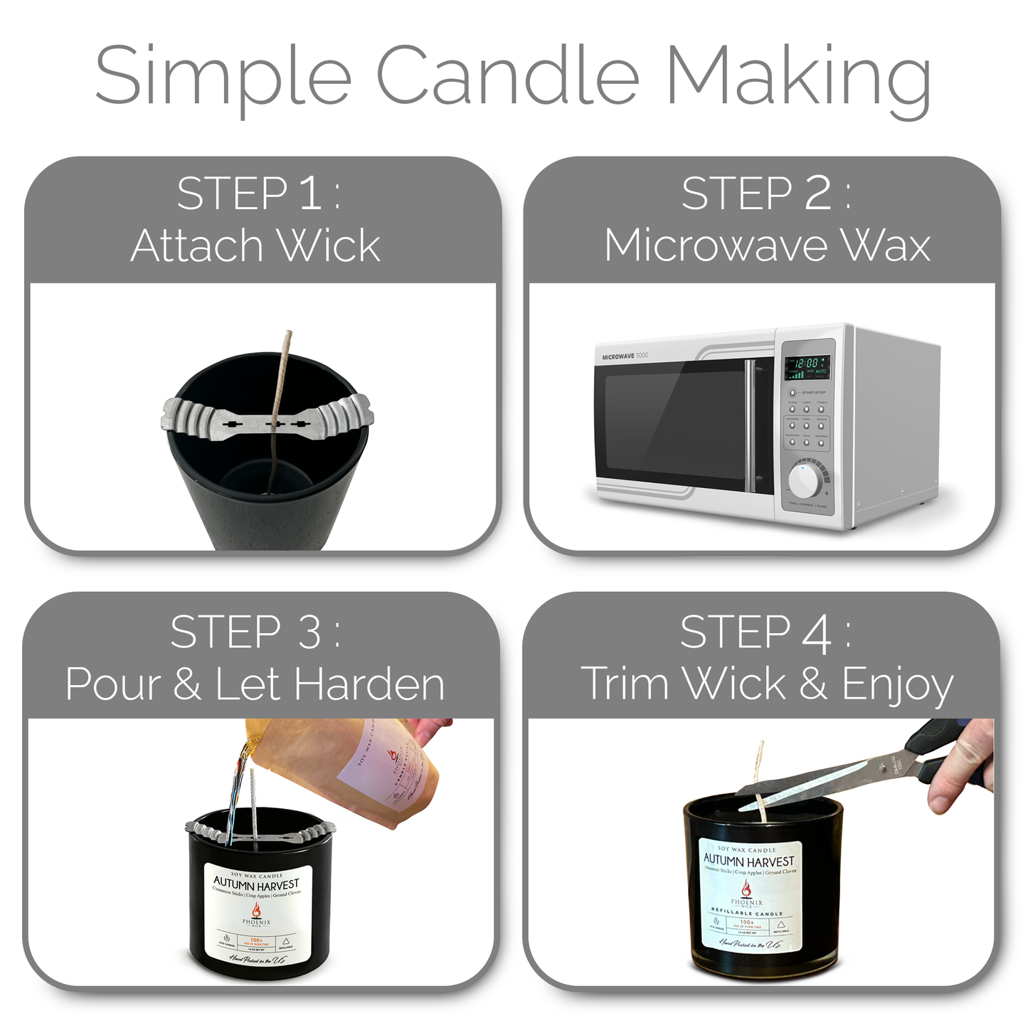 Honeysuckle - Candle-Making Kit