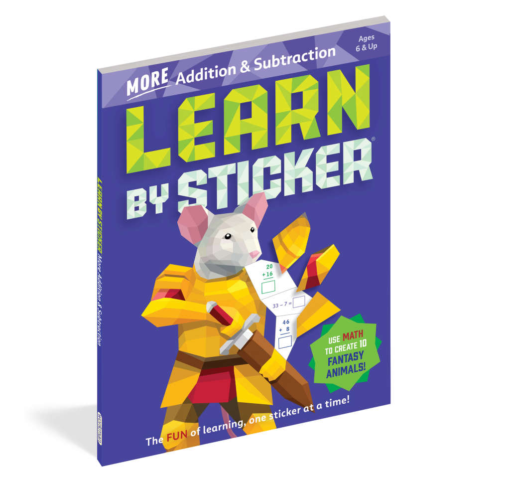 Learn by Sticker: More Addition & Subtraction Form
