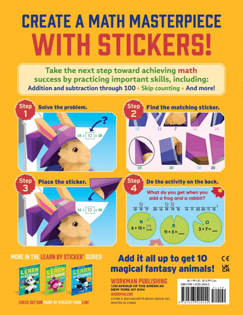 Learn by Sticker: More Addition & Subtraction Form