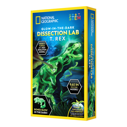 National Geographic Glow in the Dark T. Rex Dissection Lab
