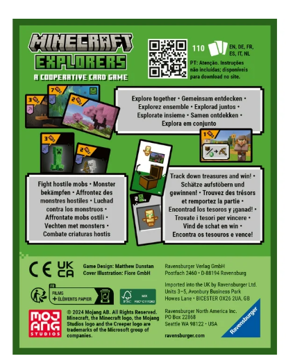 Minecraft Explorers Card Game