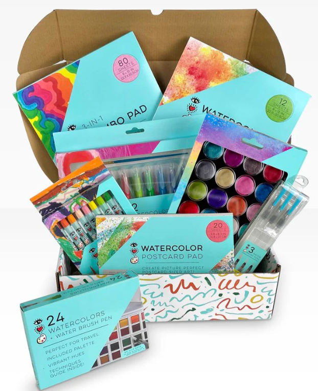 Watercolor Art Supply Bundle