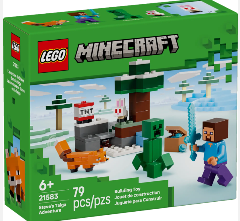 Lego Minecraft Steve's Taiga Adventure