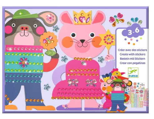 Djeco Sticker Collage: Sparkles