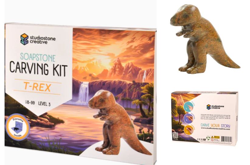 T-Rex Soapstone Carving Kit