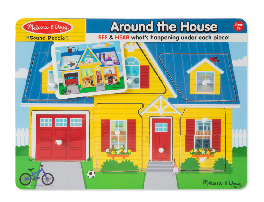 Around the House Sound Puzzle - 8 Pieces