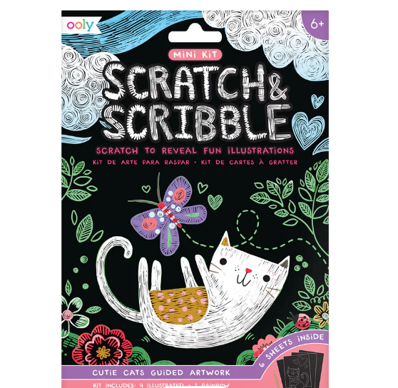 Scratch & Scribble: Mini Kit - Cutie Cats