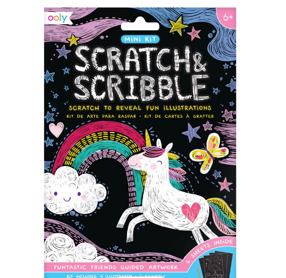 Scratch & Scribble: Mini Kit - Funtastic Friends