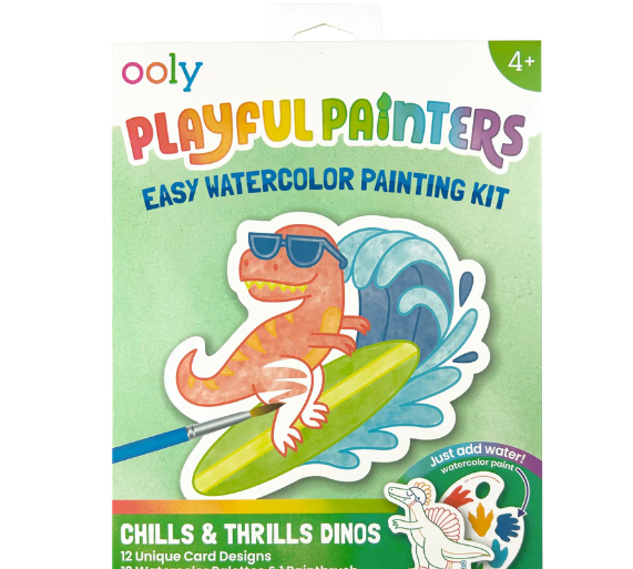 Playful Painters: Chills and Thrills Dinos!