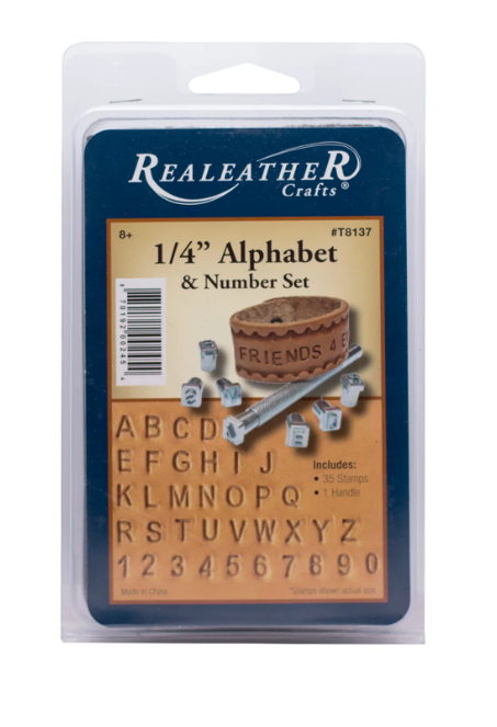 1/4" Alphabet & Number Stamping Tool Set