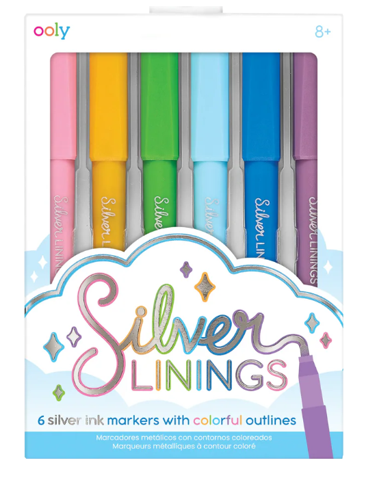 Silver Linings: Colorful Outline Markers