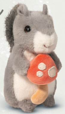 Squirrel with Mushroom Plush