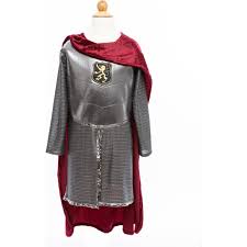 Silver Knight Tunic, Cape & Crown