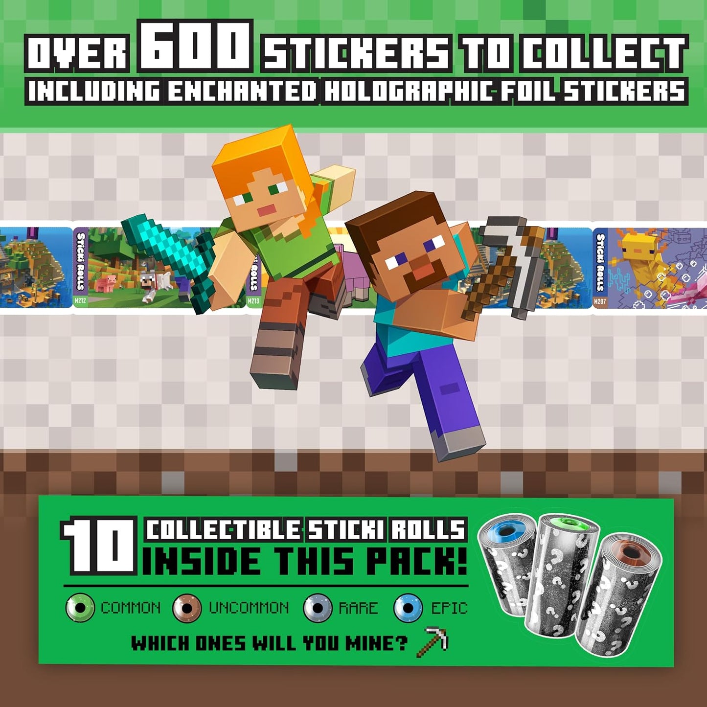 Sticki Rolls Minecraft Capsule