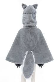 Woodland Storybook Wolf Cape (4-6)