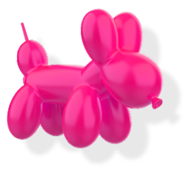 The Big Squish Balloon Dog