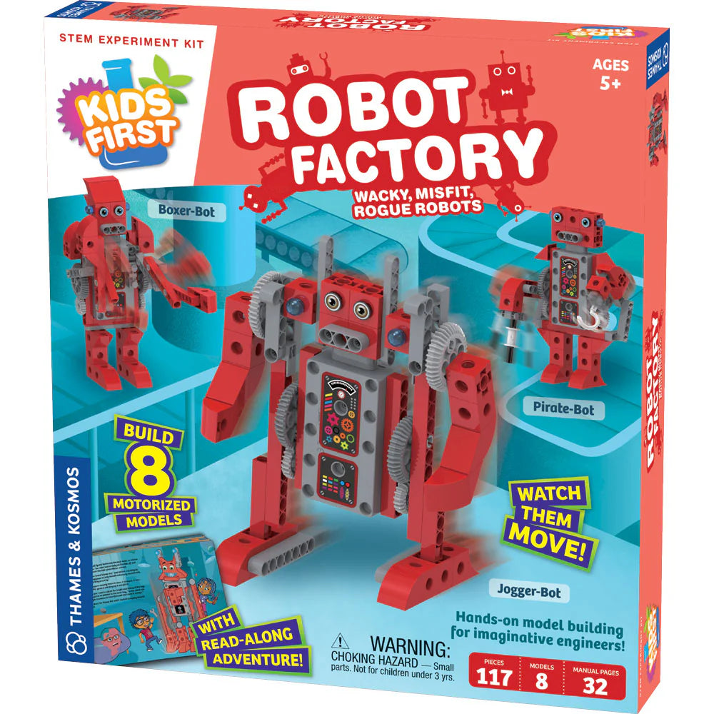 Kids First: Robot Factory: Wacky, Misfit, Rogue Robots