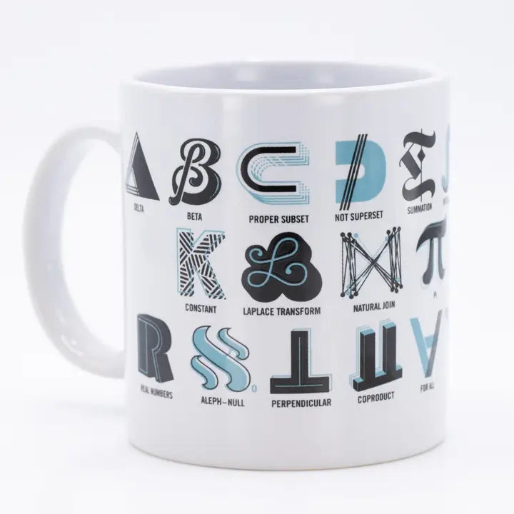 Mathematical Alphabet Mega Mug | 20 oz