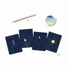 Scratch Art Cosmic Mission