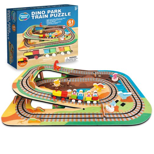 DELUXE DINO PARK TRAIN PUZZLE