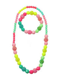 Vividly Vibrant Necklace and Bracelet Set