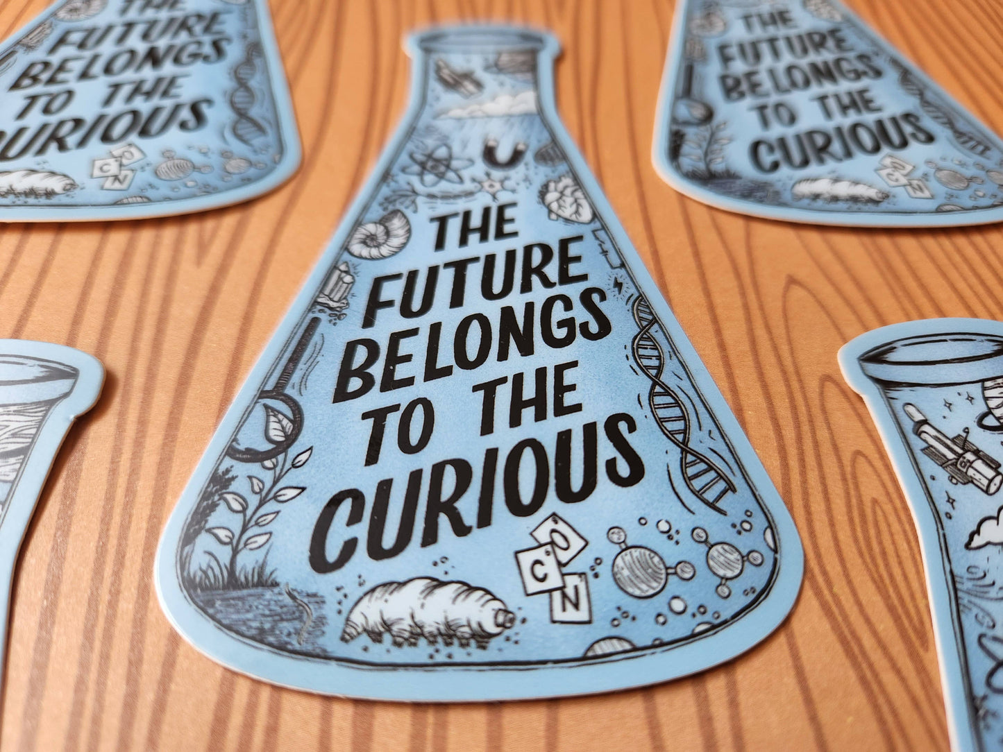 The Future Belongs to the Curious Sticker