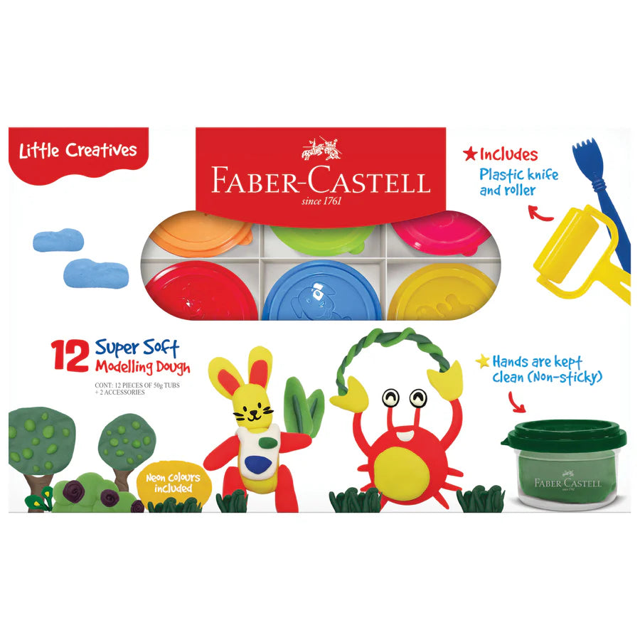 Little Creatives Modelling Dough 12 count