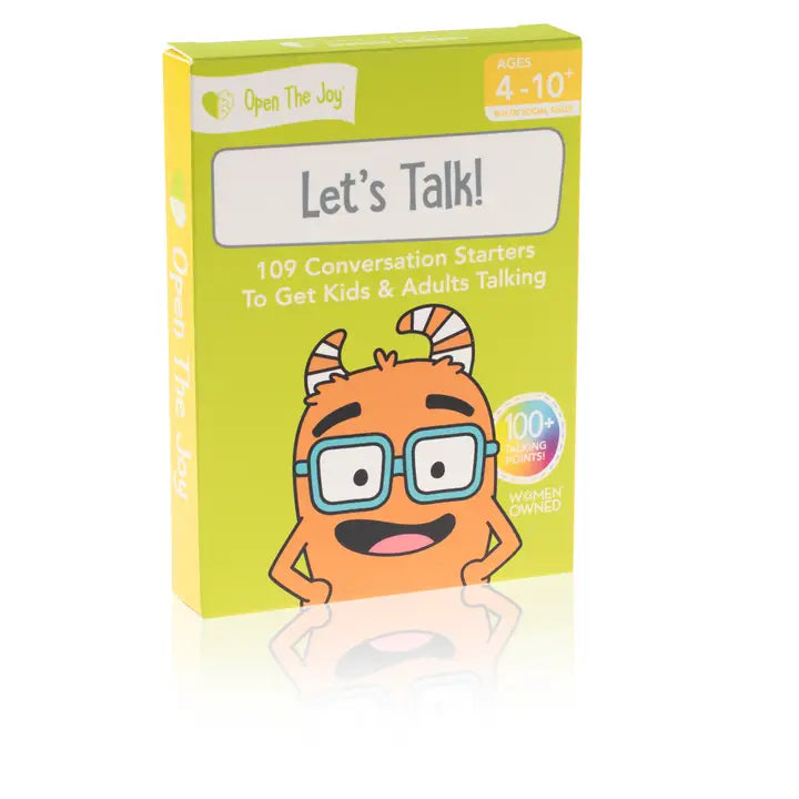 Colorful Let's Talk Conversation Cards