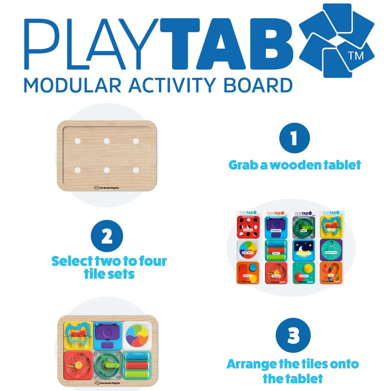 PlayTab Modular Activity Board | Sensory Set 6