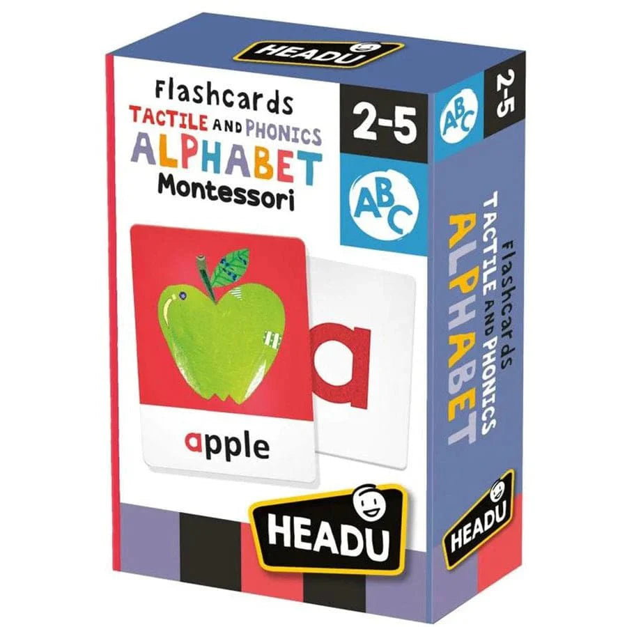 Montessori Flashcards Tactile and Phonics Alphabet