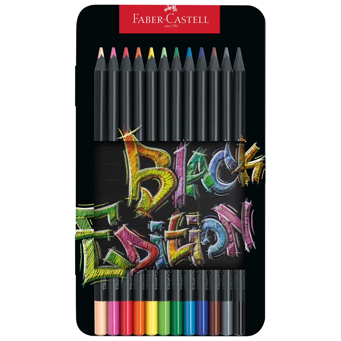 Black Edition Color Pencils Black Edition 12Ct Tin