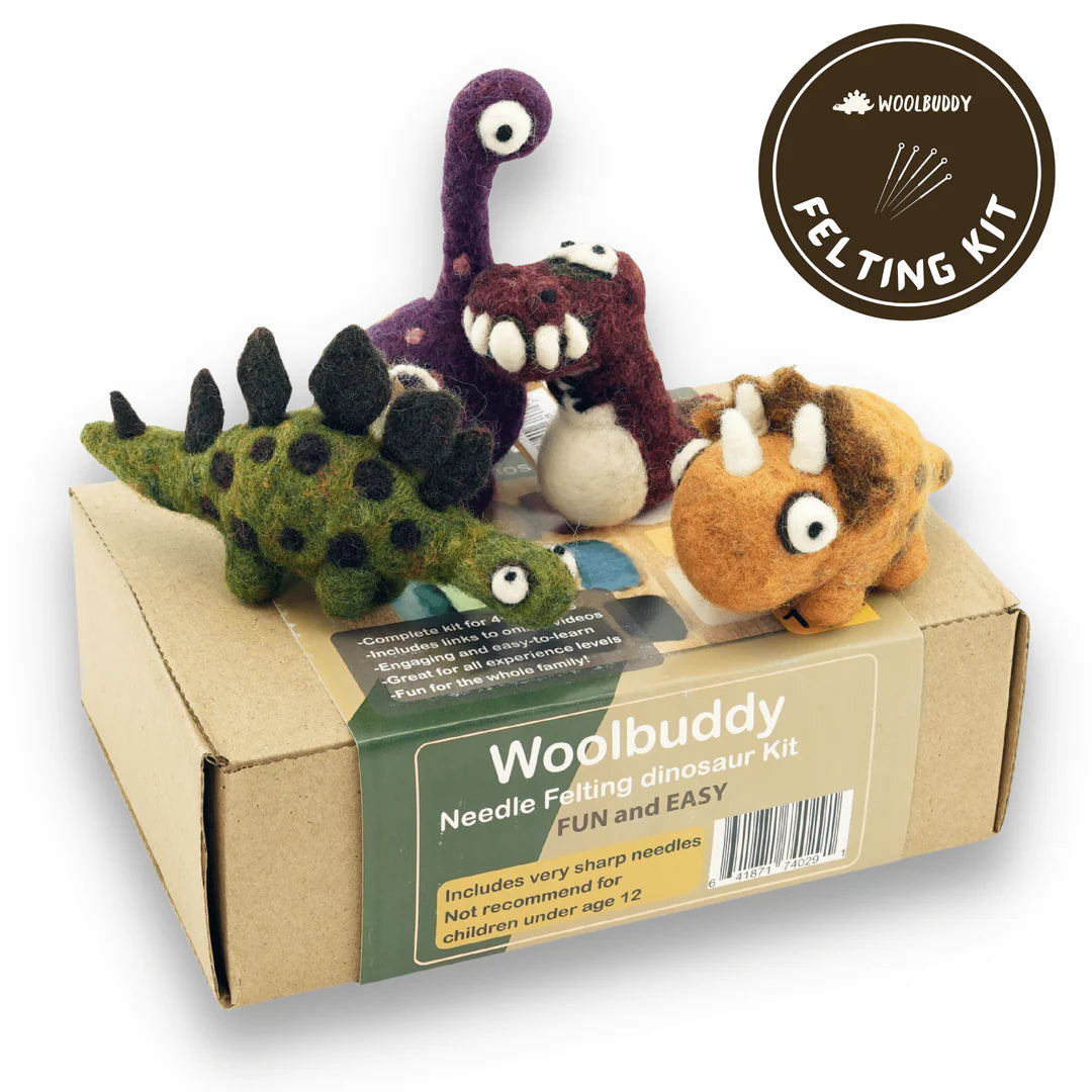 Needle Felting Dinosaur Kit