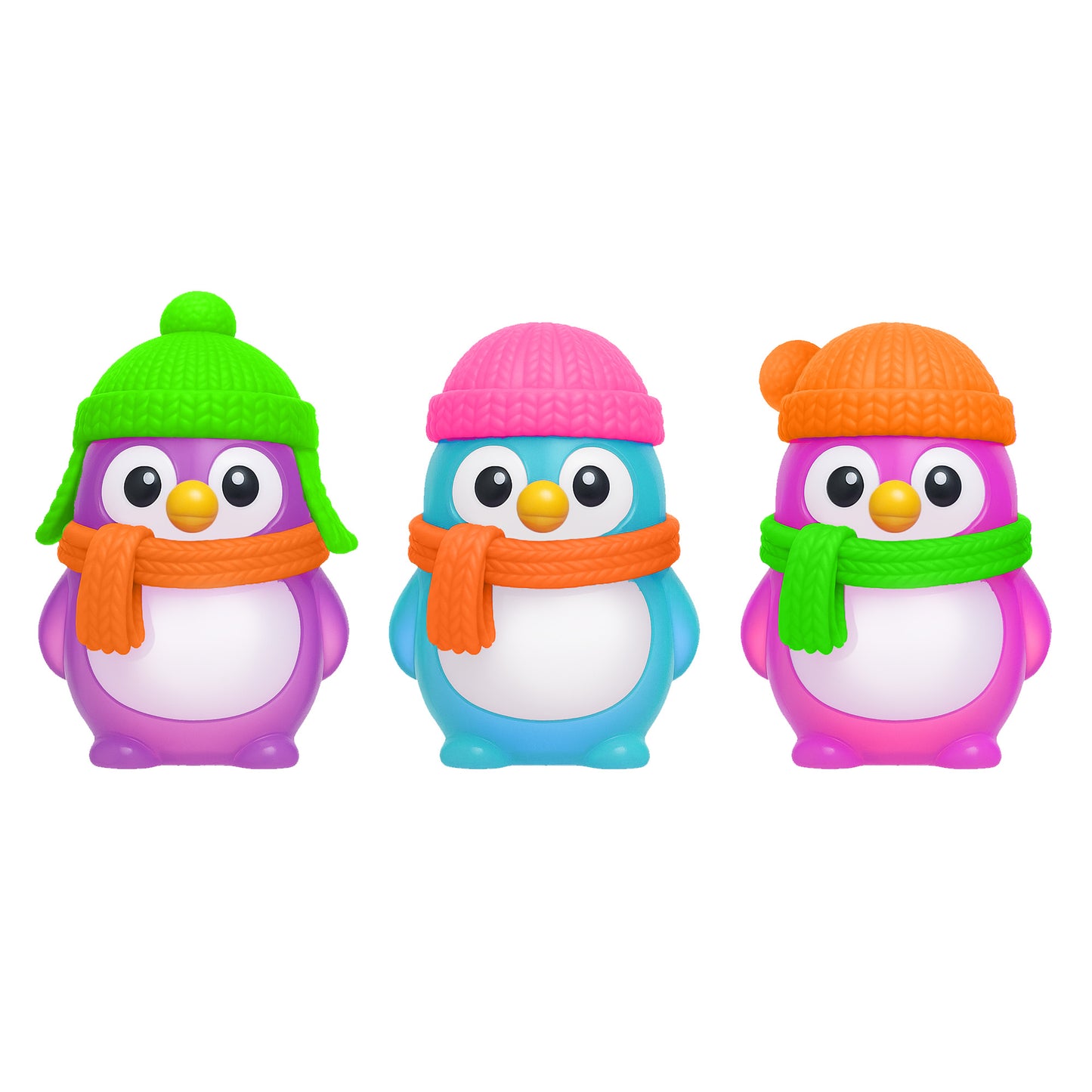 Nee doh Squishmas Polar Glow Penguins