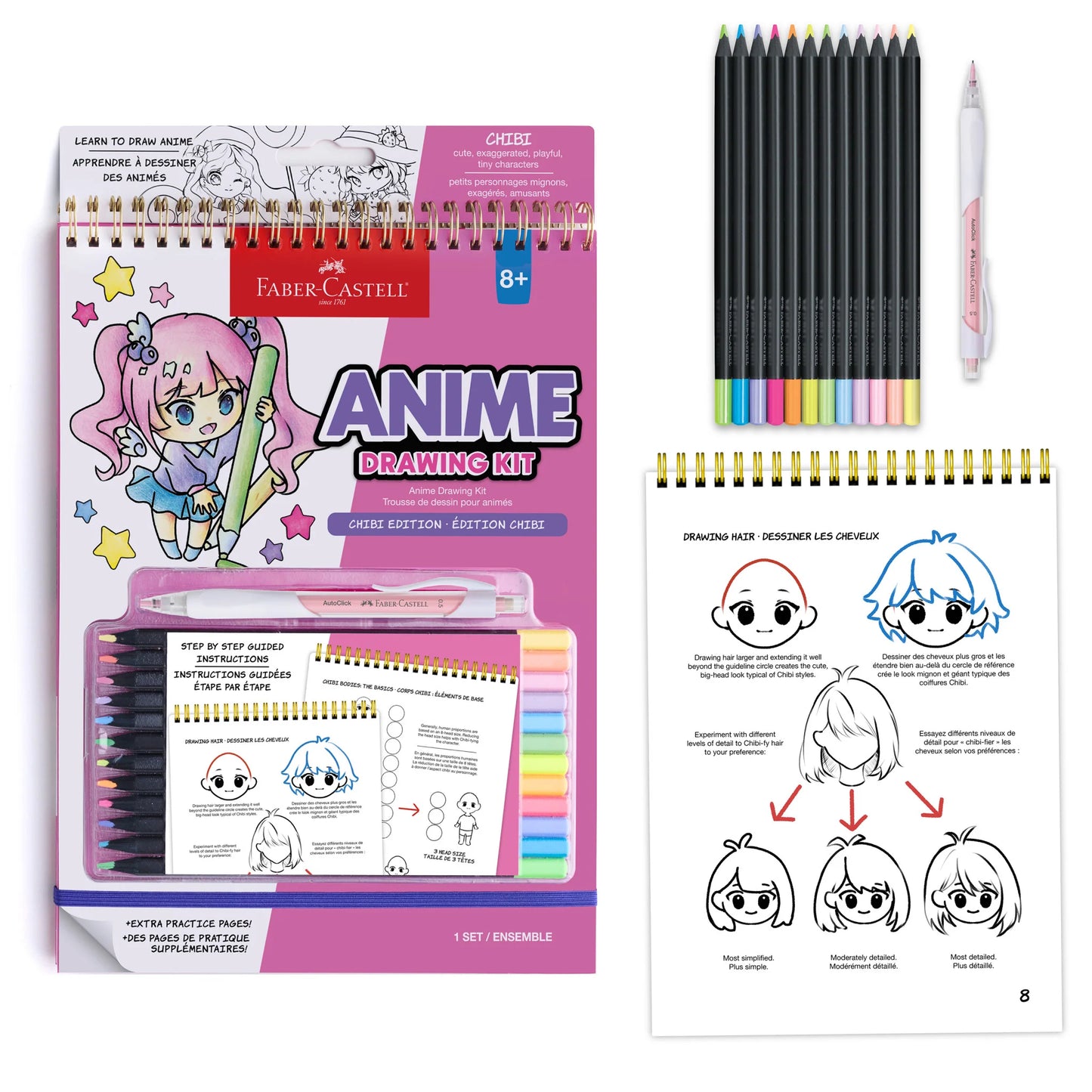 Anime Drawing Kit - Chibi