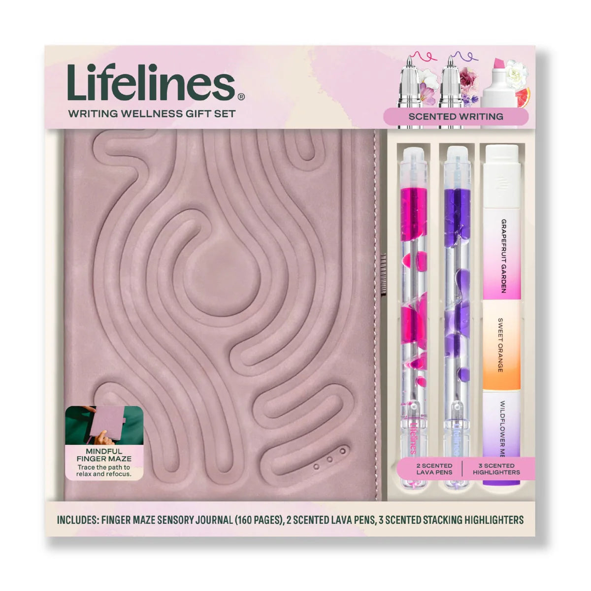 Writing Wellness Gift Set - Pink