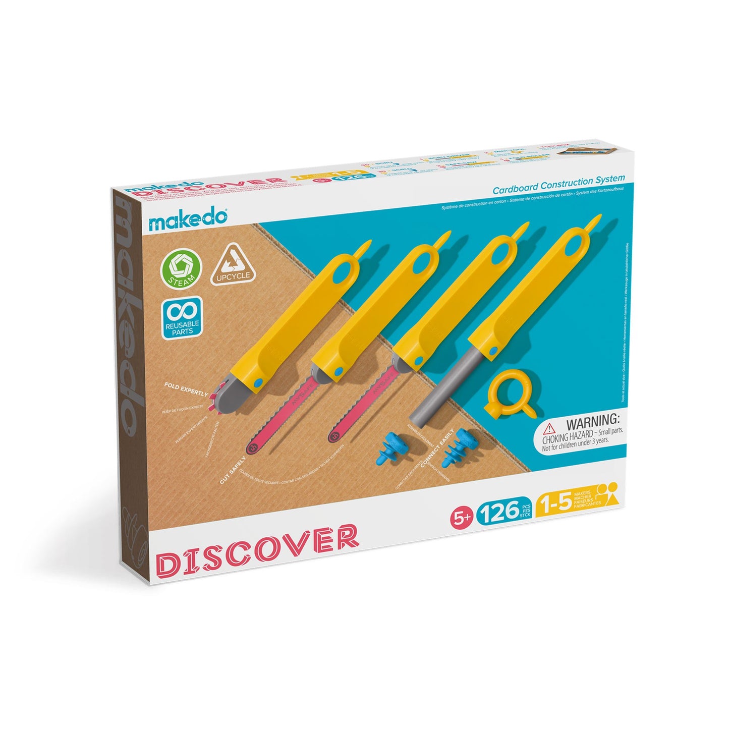 Makedo Cardboard Construction Tools Discover Set