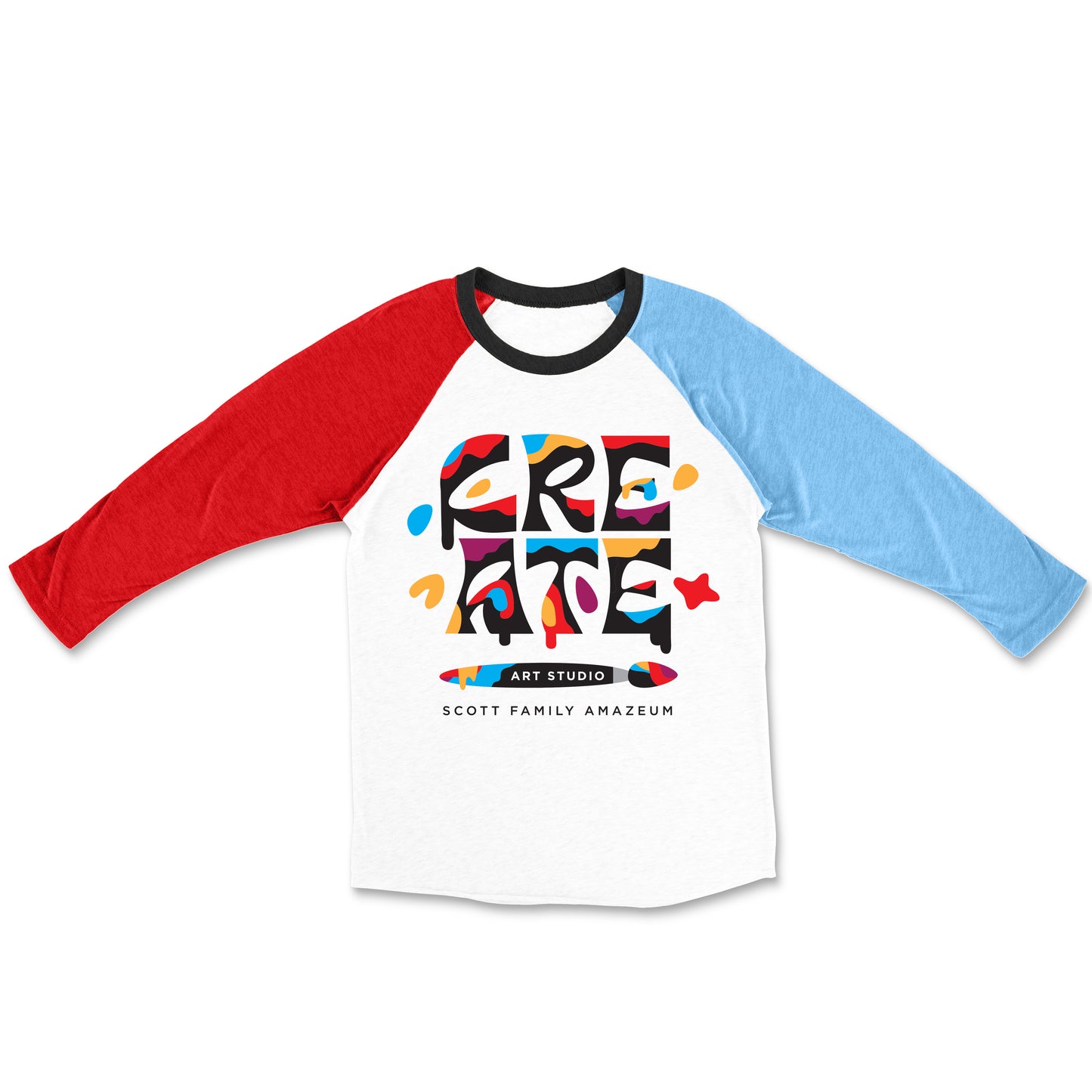 Create Raglan Shirt - Art Studio Amazeum